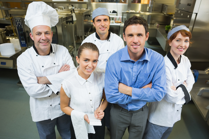 Image of the staff of the restaurant.